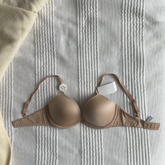 NWT Wacoal Nude Pushup Bra 32D (b.tempt'd line, Future Foundation bra) - Picture 4 of 6